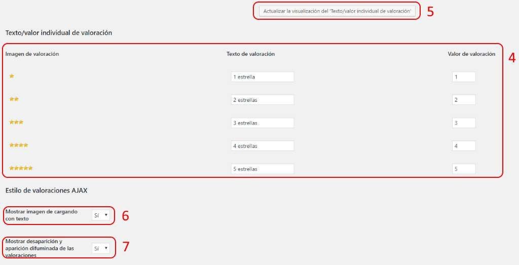 Wp-Postrating Tutorial Configuracion